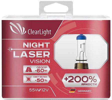 H4 Night Laser Vision +200%, 2 шт.