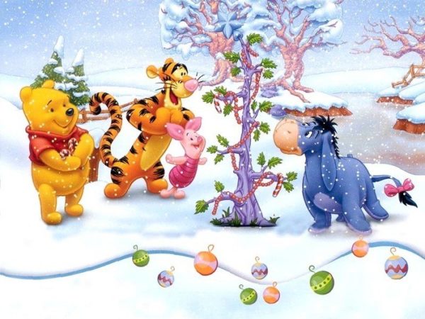 новогодние мультфильмы для детей - Винни Пух
