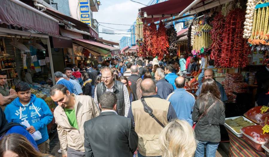 Рынок Рустемпаша и Тахтакале в Стамбуле