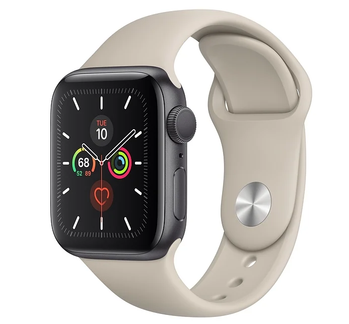 Apple Watch Series 5 GPS 44mm Aluminum Case with Sport Band с нфс