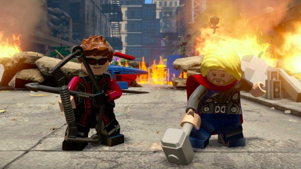 скриншот из LEGO Marvels Avengers