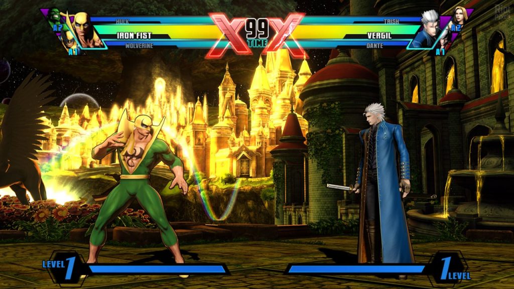 скриншот из Ultimate Marvel vs. Capcom 3