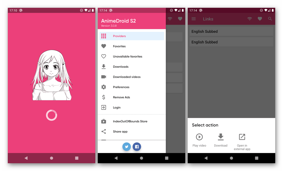 Интерфейс и возможности приложения AnimeDroid для просмотра аниме на Android
