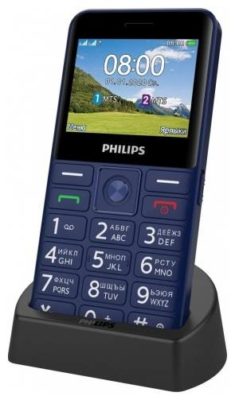 Philips Xenium E207, синий
