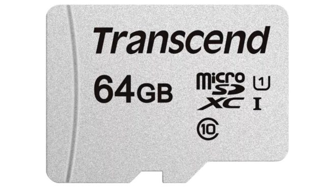 Transcend microSD 300S Class 10 UHS-I U1 A1