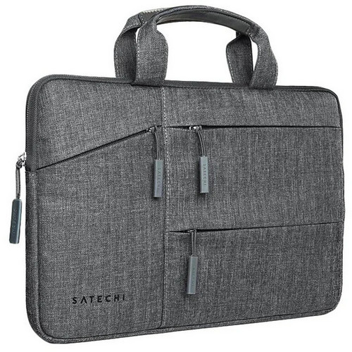 Satechi Water-Resistant Laptop Carrying Case with Pockets 13 gray